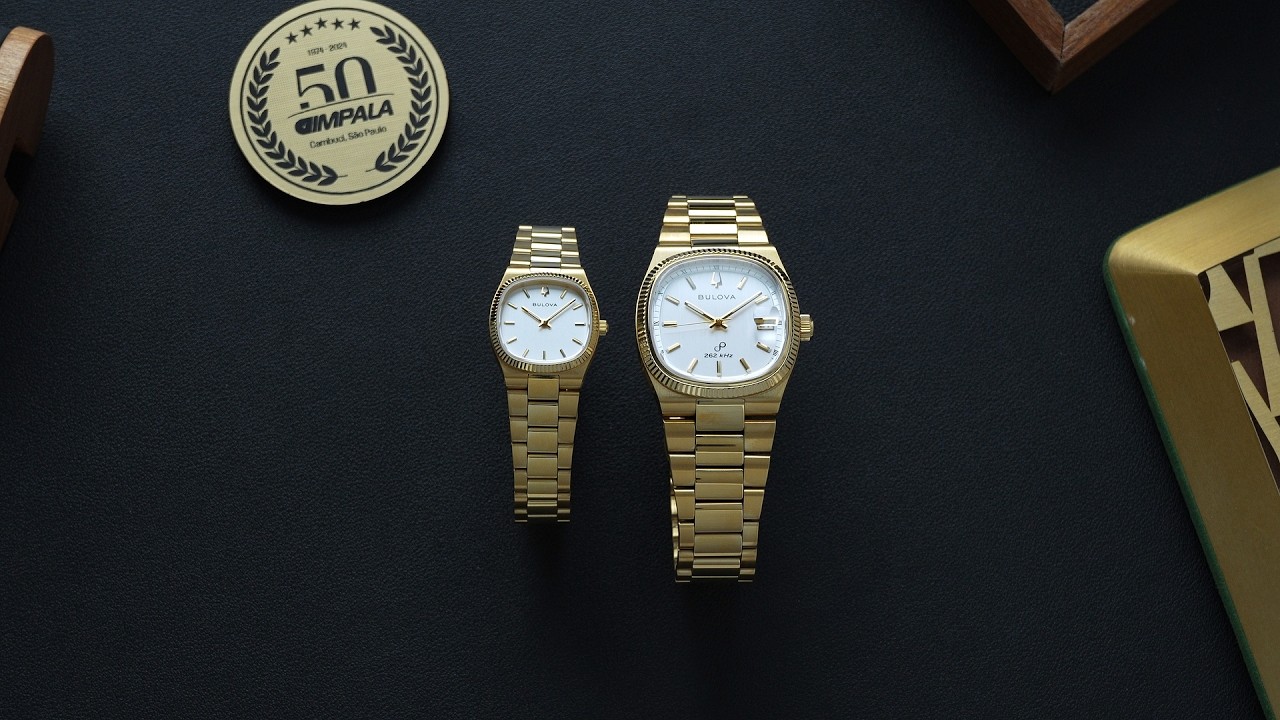 Bulova Super Seville 97B223 – Elegância retrô com precisão de 262