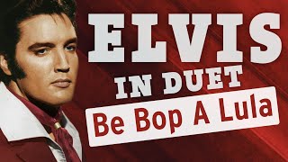 Video thumbnail of "Elvis Presley in duet • Be Bop A Lula • 1956 [HD]"