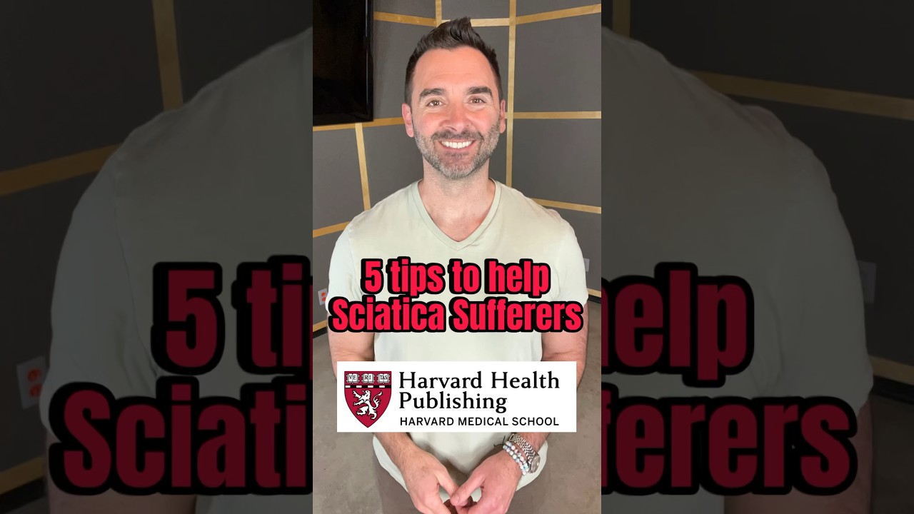 How to get rid of sciatica - Harvard’s 5 Keys - St Louis Chiropractor Dr Vidan