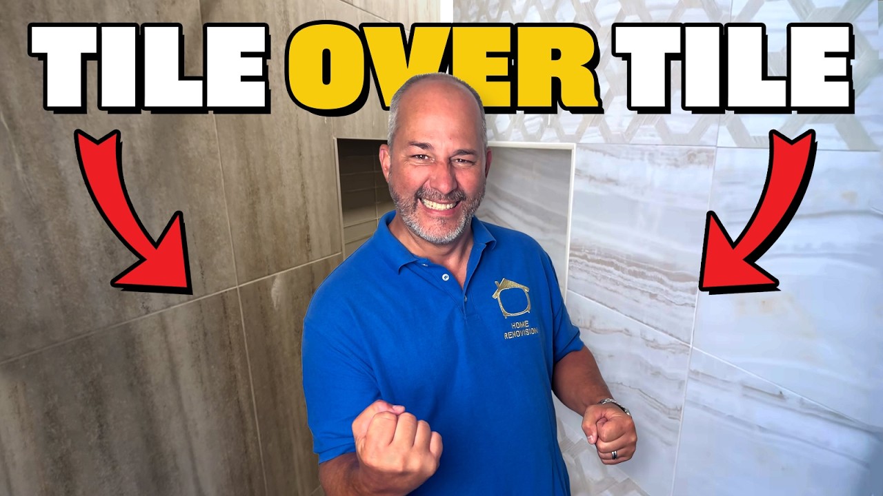 Tile Your OWN Shower and Save Money! | Tile on Tile Demo