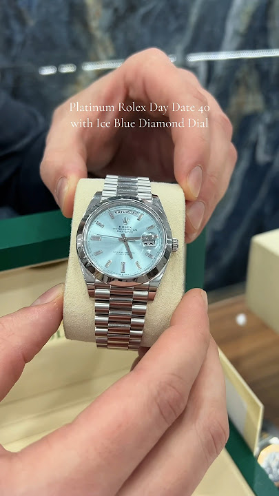Rolex Day Date 40 in Platinum 🧊❄️ Available now #rolex #daydate #rolexwatch #luxurywatches