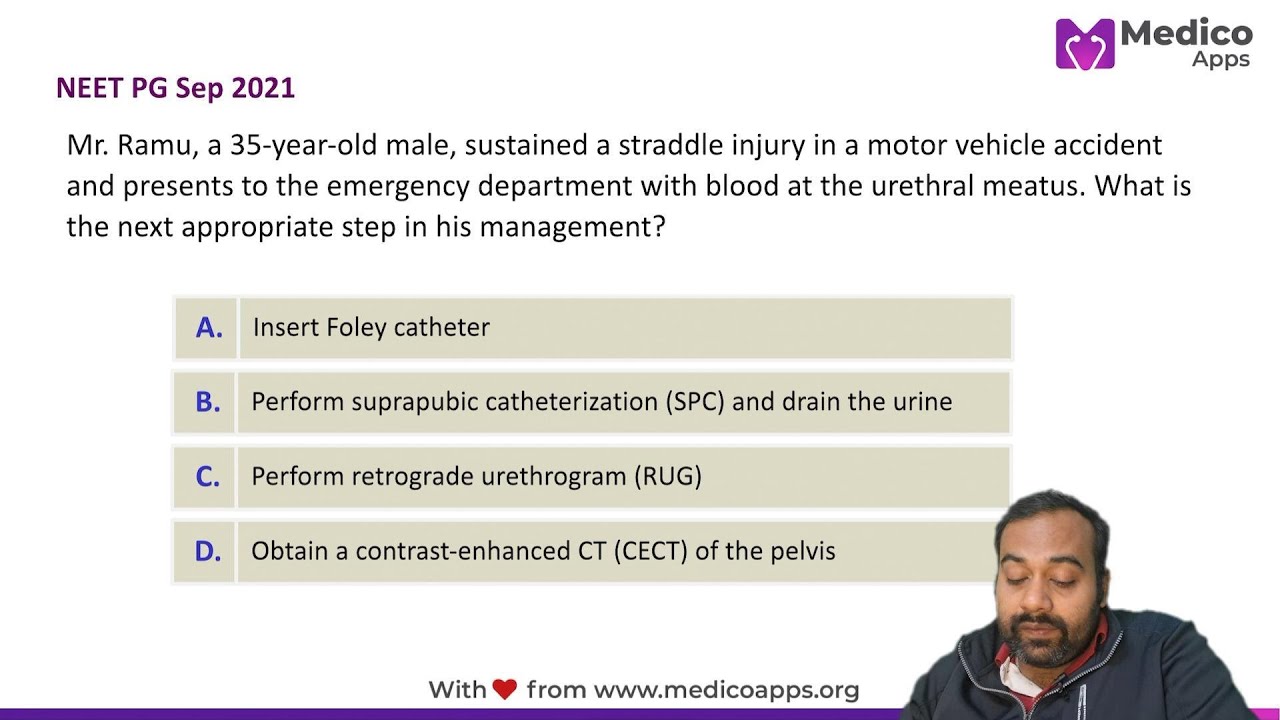 🔥Retrograde Urethrogram (RUG) | NEET PG Sep 2021 Repeated | High Yield Topic | Dr. Soumya Banerjee 🎯