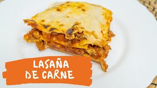 COMO HACER LASAÑA DE CARNE ?‍?La receta más RÁPIDA que hayas visto! -  YouTube