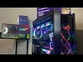 Pc gaming build 6600  asus rog strix hlios  rtx 4090 oc strix  i913900k  7600mhz d5