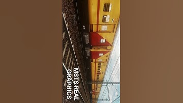 MOST REALISTIC ICF CROSSING| #msts #trainsim #indiantrainsimulator  #openrails  #shortsvideo