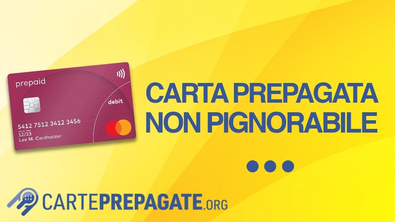 Carta prepagata non pignorabile: esiste in Italia? Ecco cosa devi sapere! 