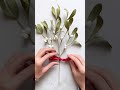 Making mistletoe with crepe paper  super easy christmas project  shorts