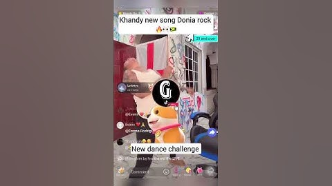 Khandy do her new dance challenge Donia rock