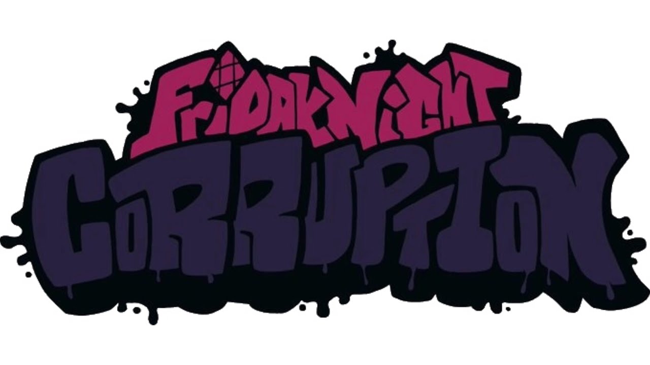 Corruption night. Логотип newgrounds. Friday Night Funkin logo. Friday Night corruption logo. Friday Night Funkin corruption.