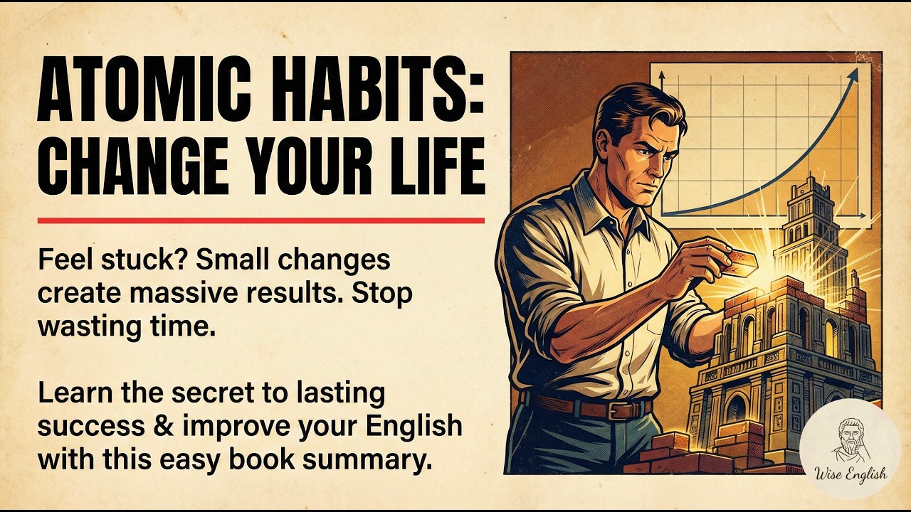 Atomic Habits || Build Better Habits || Learn English Through Book Summary || Graded Reader ✅