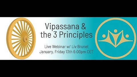 BONUS - Vipassana & the Three Principles (webinar)