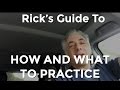 Music lesson  how and what to practice on your instrument