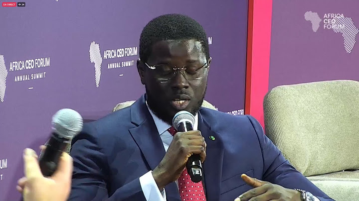 Discours historique du président Bassirou Diomaye Faye devant Donald Trump