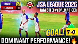 Tata steel 07 🆚 00 Dalma tiger // Jsa league 2026 // Highlights