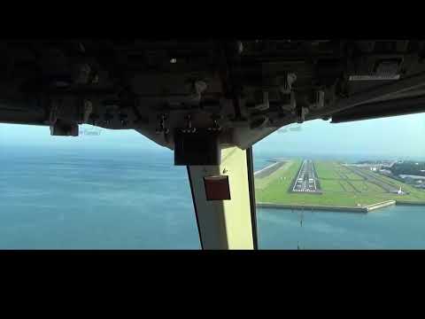 The Landing 先日の離陸動画に引き続き、コックピットからの着陸動画＠大分空港です♪（B767 300ER・RWY19・1分42秒）