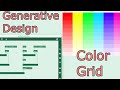 Interactive color grid  generative design  maxmsp tutorial