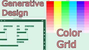Interactive Color Grid - Generative Design | Max/MSP Tutorial