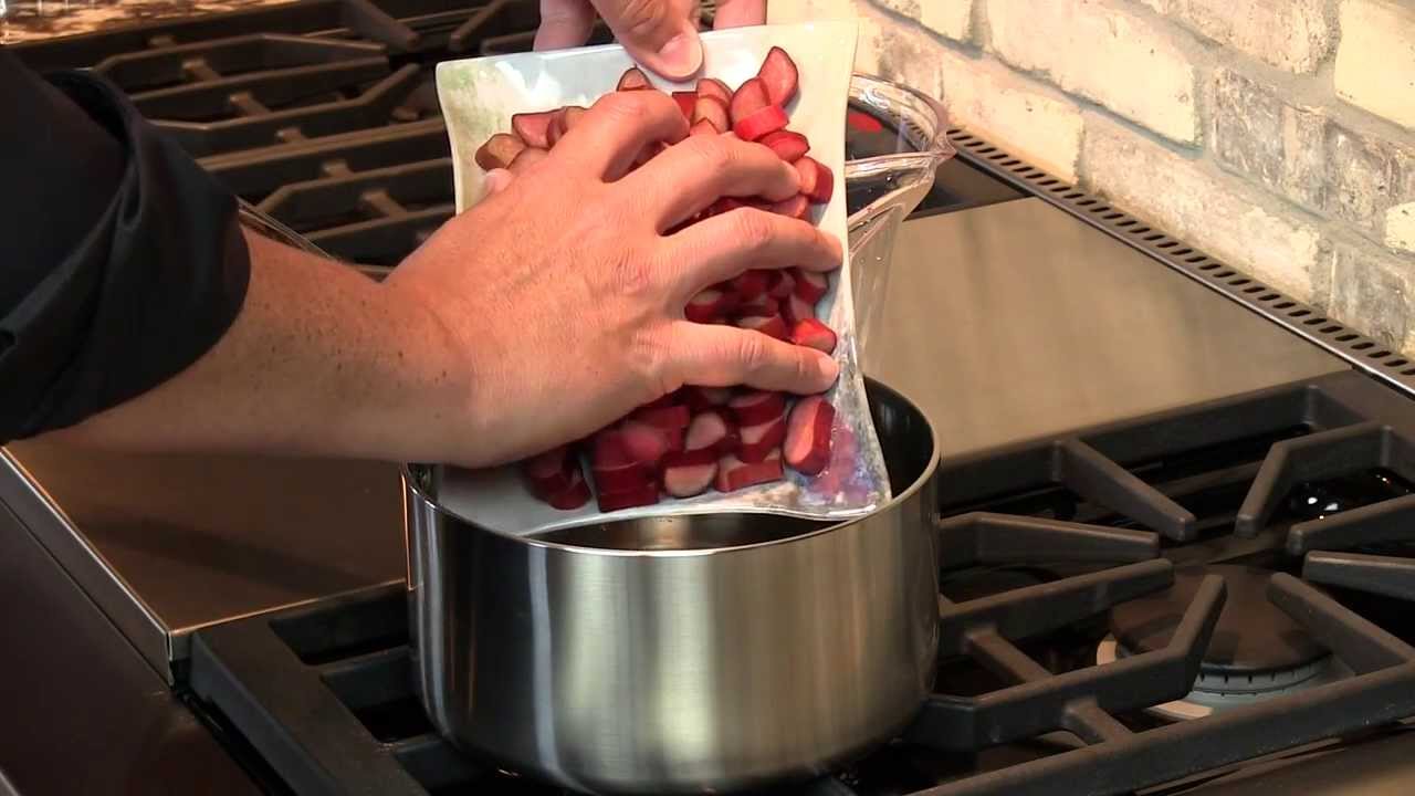 Rhubarb Syrup from the Cocktail Dudes