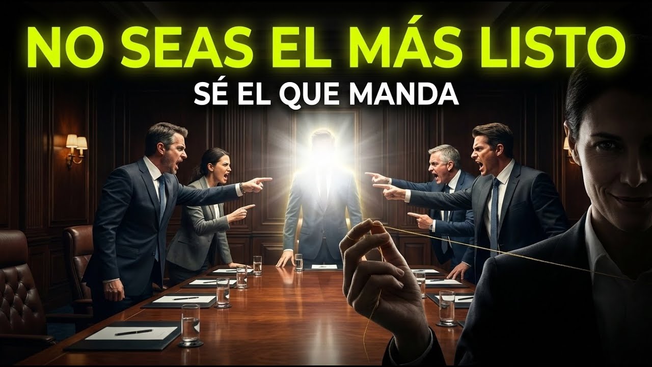 SÉ INVISIBLE y DOMINA: Por qué ser el más inteligente de la sala es un ERROR ESTRATÉGICO