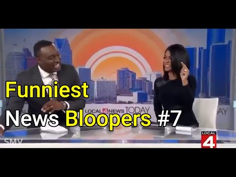 Funniest Moments Fails Bloopers on the News #7