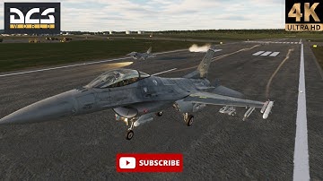 DCS World 2 Ship F-16C Chinese Island Strike || 4K 60 FPS Multithreading Marianas map