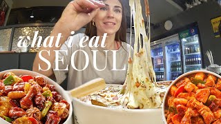 WHAT I EAT IN SEOUL 🍲🍗 famous gangnam jjimdak!