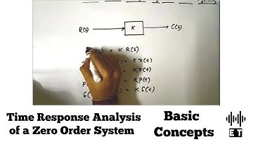 Time Respone Analysis of a Zero Order System | Basic Concept