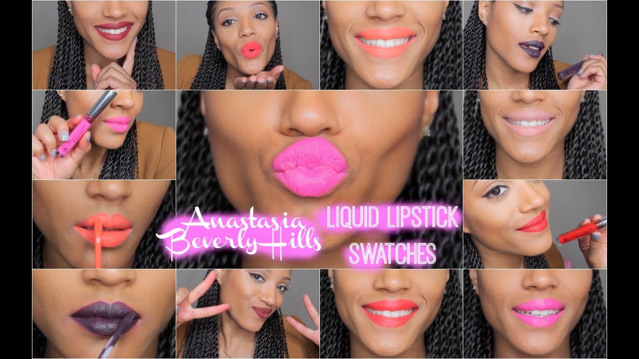 Anastasia Beverly Hills Liquid Lipstick| Lip Swatches