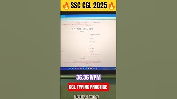 SSC CGL 2025 TYPING PRACTICE After 10 Months 🔥#ssc #cgl2015 #cgltyping #ssctyping #shorts #viral