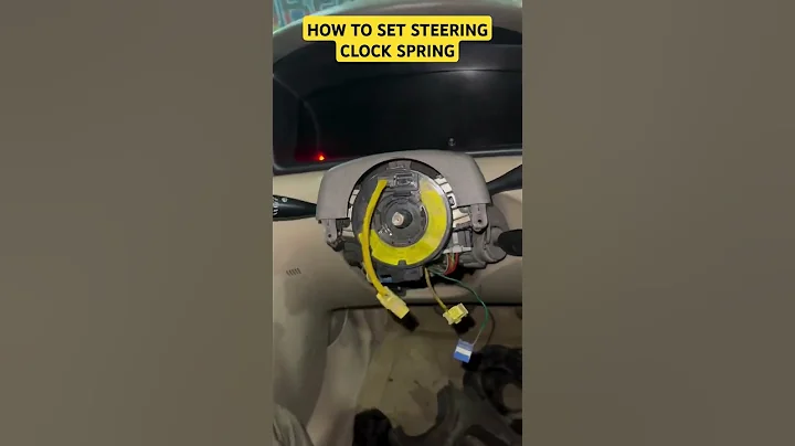 How to set steering clock spring #shorts #shortvideo