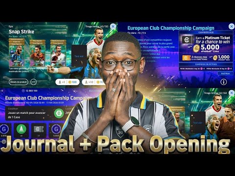 PACK OPENING + JOURNAL JEUDI || EFOOTBALL MOBILE 