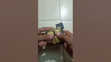 #mirror cube trick pattern solving video #short #viralvideo 🖕🖕#ytshorts #cubing #cubebox