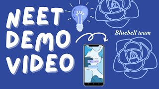 NEET App Demo Video , Technovation Girls Challenge 2022 (Bluebell Team) screenshot 4
