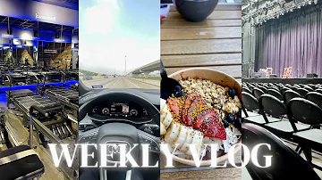WEEKLY VLOG | being in a FUNK, solidcore pilates, comedy show