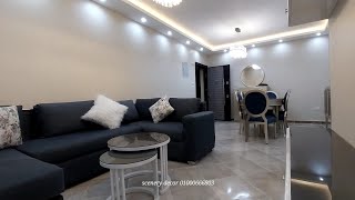شقة سكن مصر تشطيب وبعد الفرش ( الوان جميله )