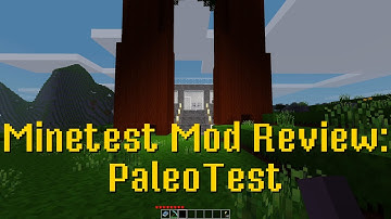 Minetest Mod Review: PaleoTest