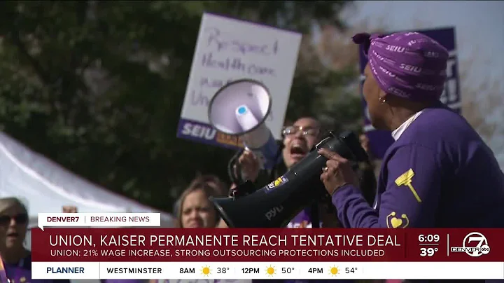 Kaiser Permanente reaches tentative deal with union Friday following strike