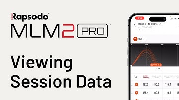Rapsodo MLM2PRO™ | Viewing Session Data