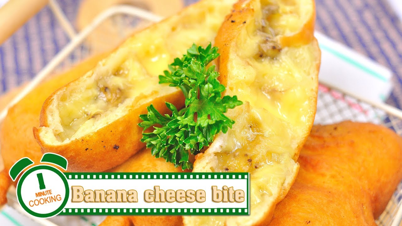 กล้วยหอมชีสทอด | Banana Cheese Bite | 1 Minute Cooking