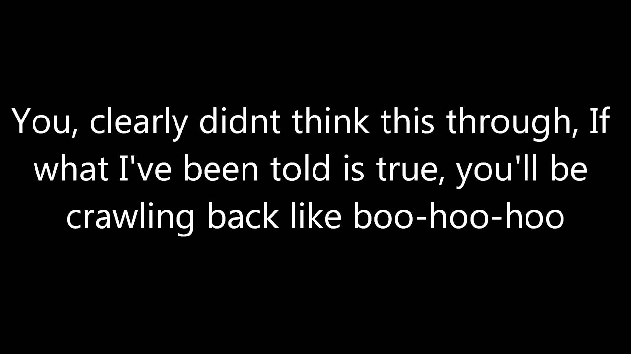 Shoot You In The Back Lyrics