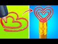 Amazing DIY School Crafts, Easy Drawing Ideas And Clever School Hacks