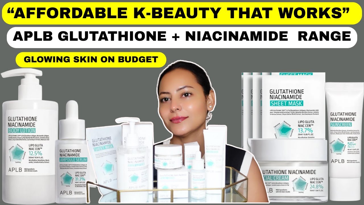 AFFORDABLE Korean Skincare That Actually Works?| APLB Glutathione  Niacinamide Skincare Review|