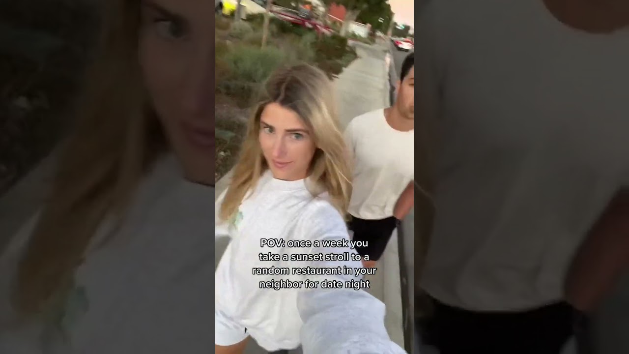 Sunset strolls to dinner is our favorite