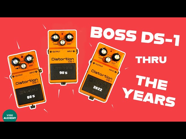 ビンテージ！70's 80's Maxon Compandor boss ds1 Vintage Boss DS1 vs New Boss DS-1 - YouTube