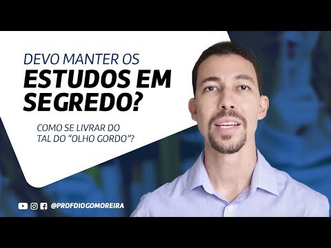 Não conte para ninguém que você está estudando