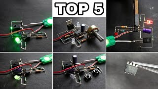 Top 5 project Electronic with NE555 Ic #electronic#diy#viralvideo #project 