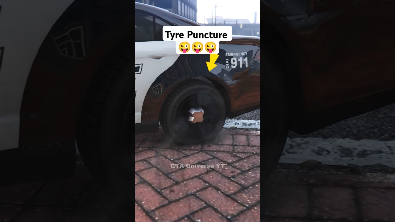 If You Puncture a Cop Car’s Tire in GTA Games? 