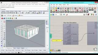 Optimizing Glazing Ratio by Galapagos | Ladybug | Honeybee