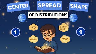 [Problem Solving and Data Analysis] Center, Spread, and Shape of Distributions: Part 1