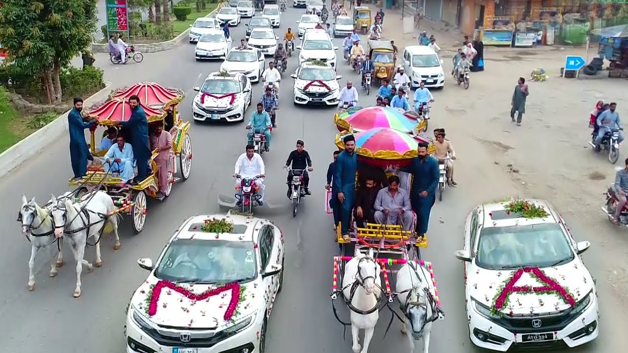 New wedding Barat || Vekh baraatan challiyan FSD || New Punjabi Wedding || Wedding Song  Barat | JK